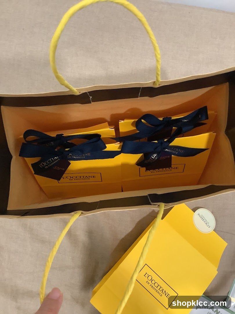L'Occitane Shopping Bags
