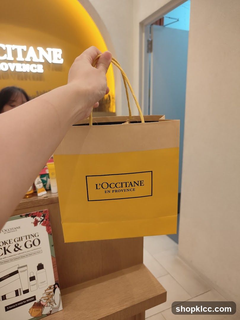 L'Occitane Shopping Bag