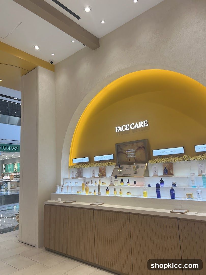 Skincare Display