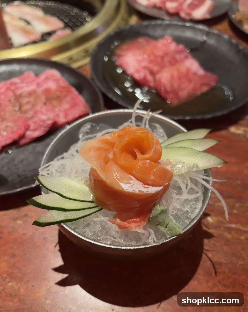 Salmon Sashimi Rose