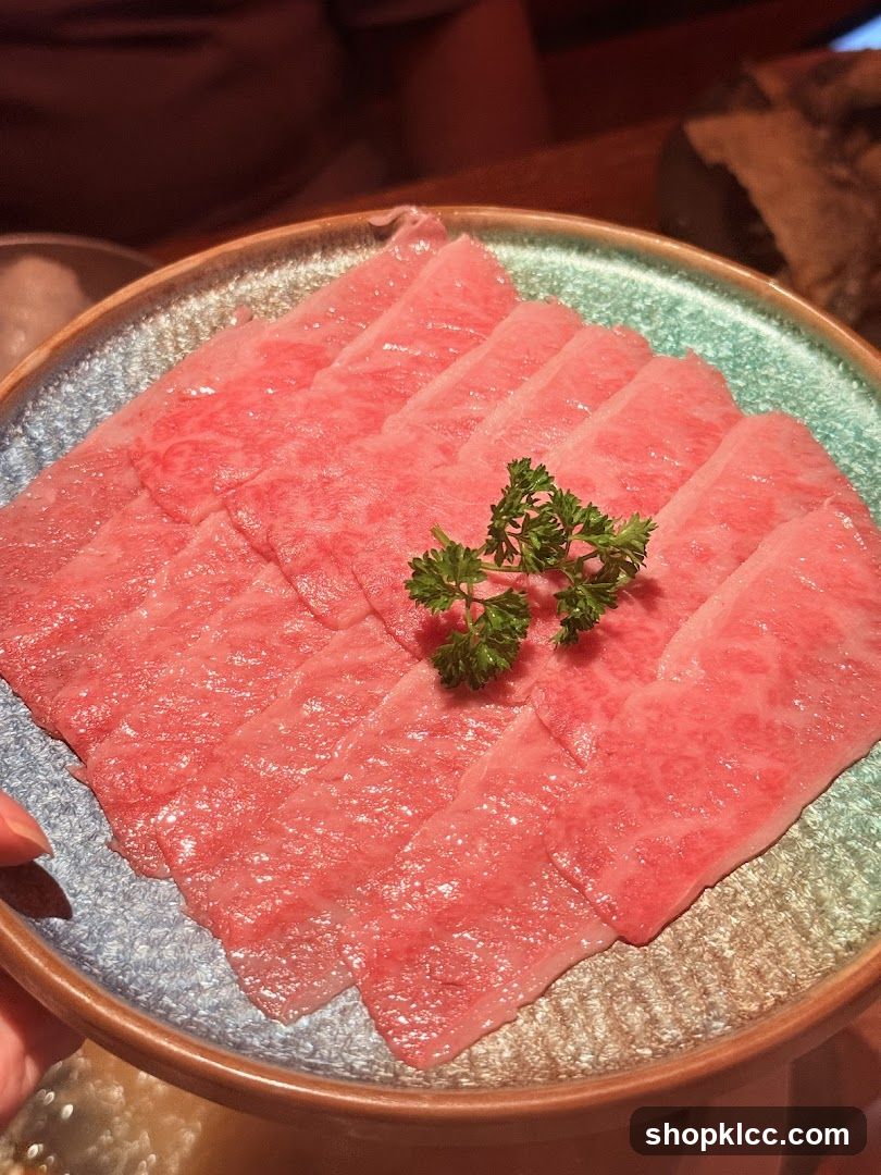 Thinly Sliced Raw Beef