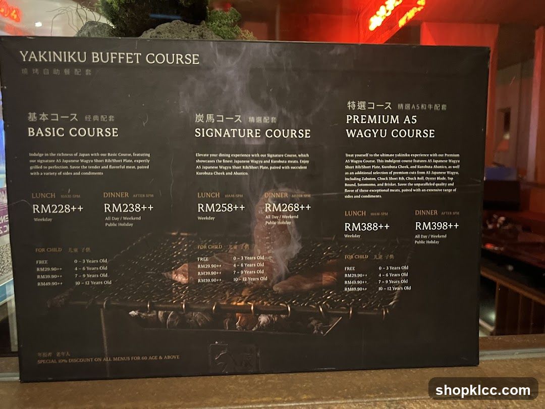 YAKINIKU BUFFET COURSE