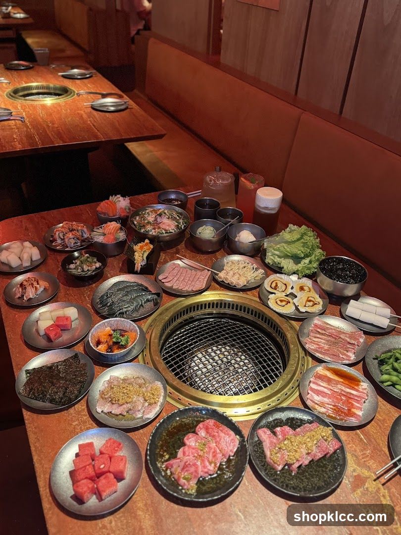 Korean BBQ Table Setting