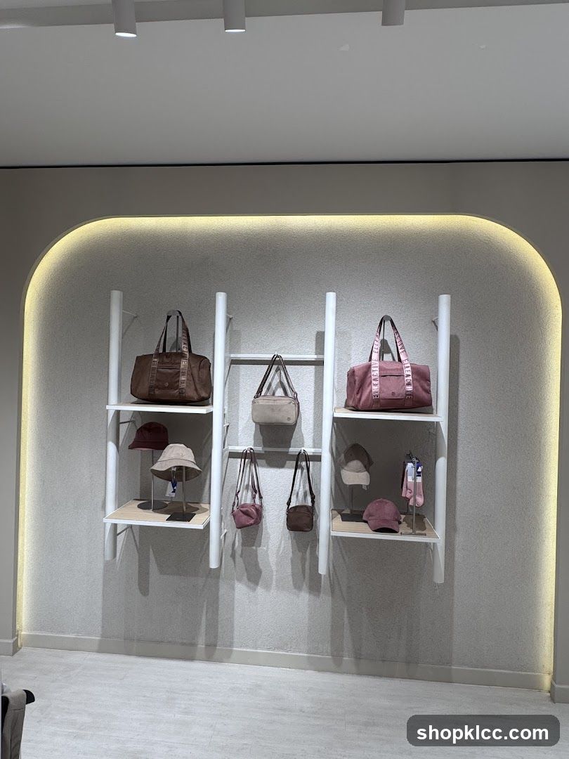 Handbags and Hats Display