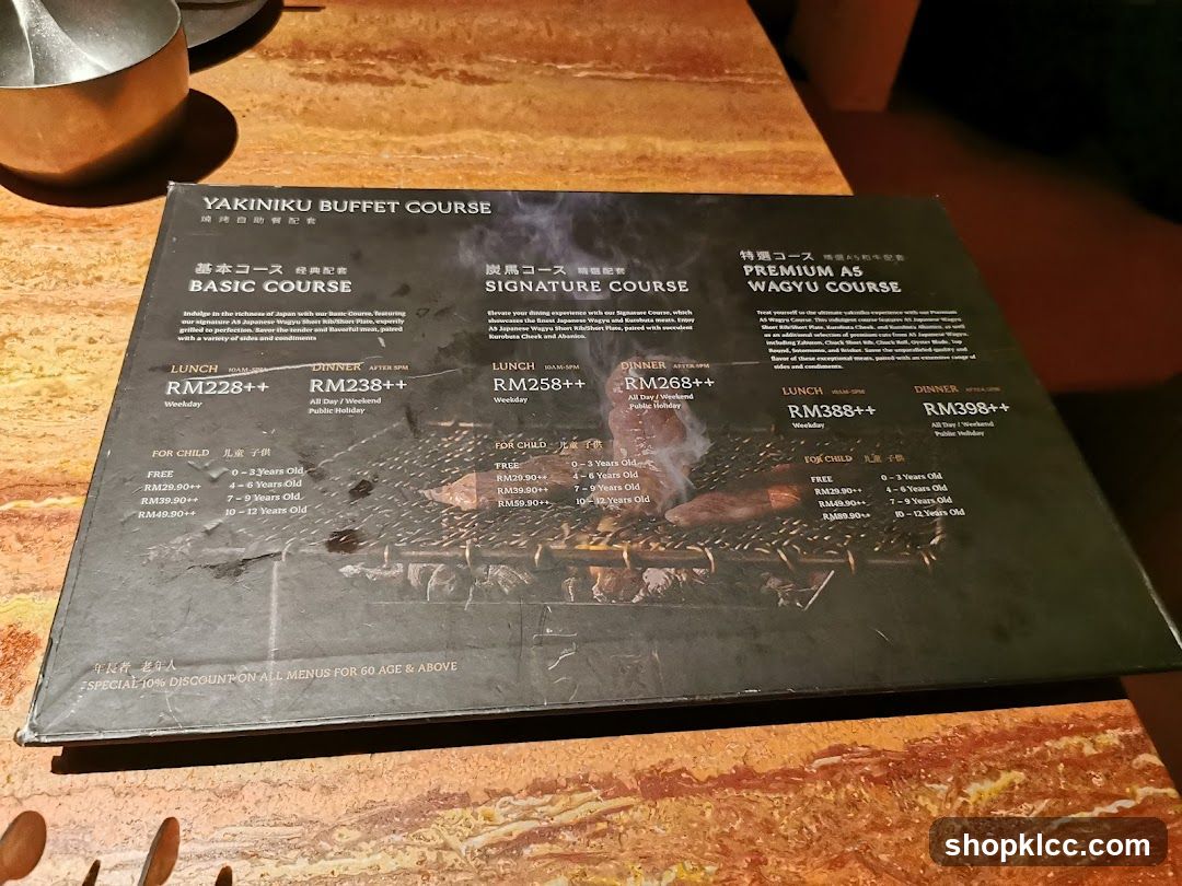 YAKINIKU BUFFET COURSE