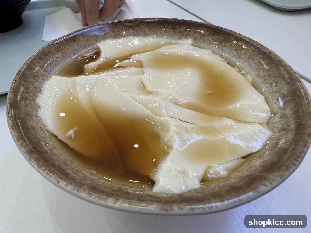 Tofu Pudding with Syrup