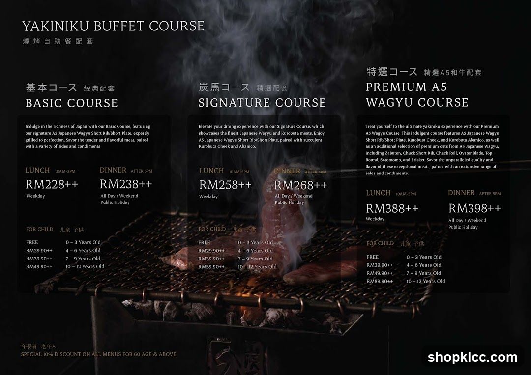 YAKINIKU BUFFET COURSE