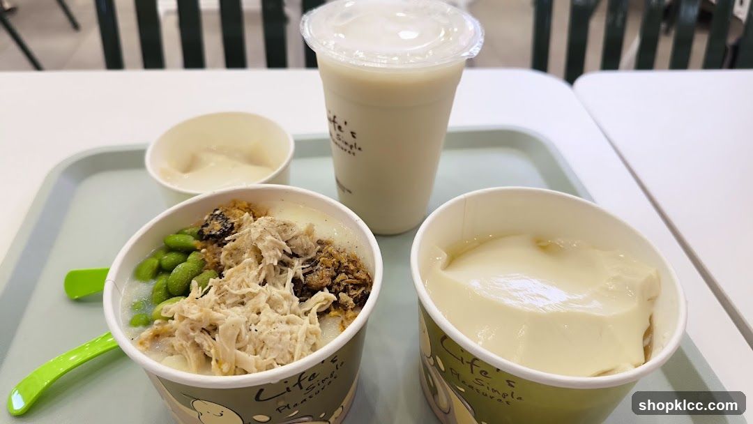 Soy milk and dessert