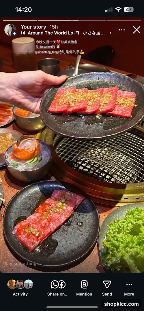 Raw Meat and Salmon Sashimi