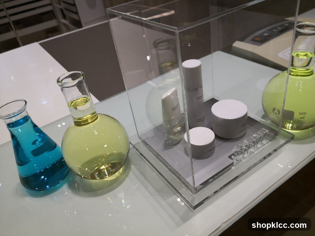 Skincare Products Display