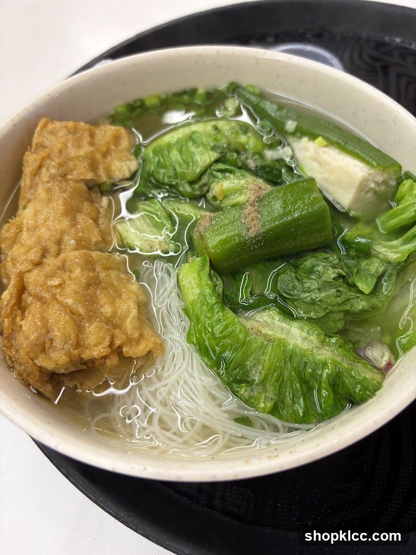 Noodle Soup with Vegetables and Tofu
