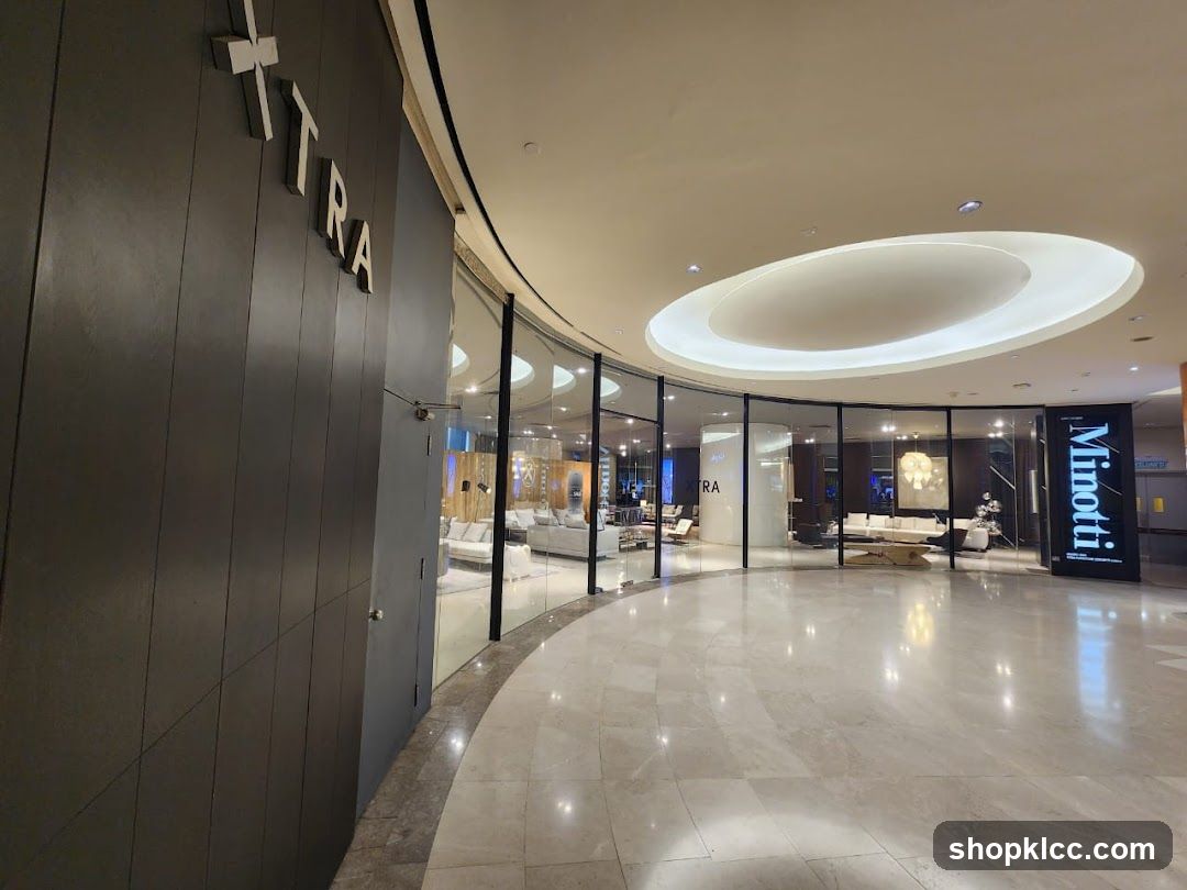 XTRA and Minotti Storefront