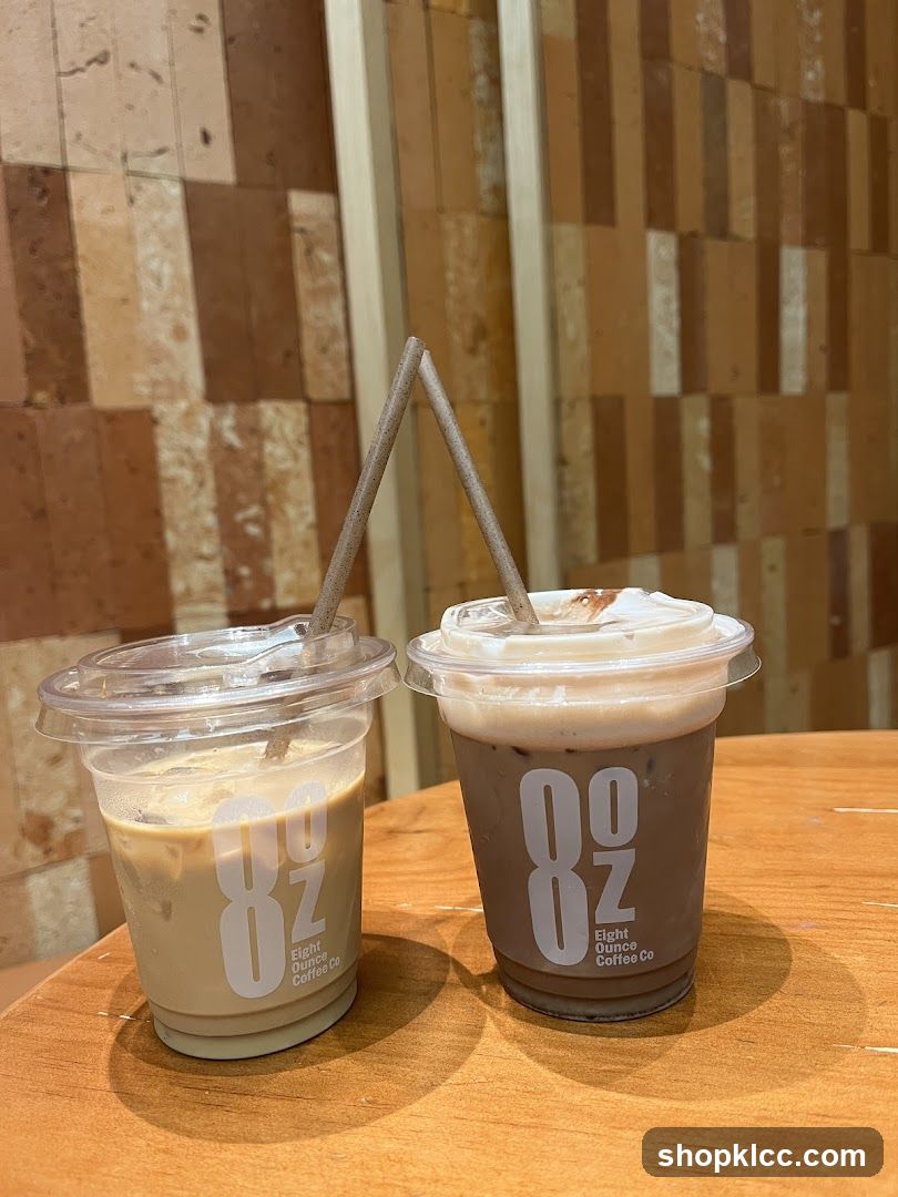 Two Iced Coffees