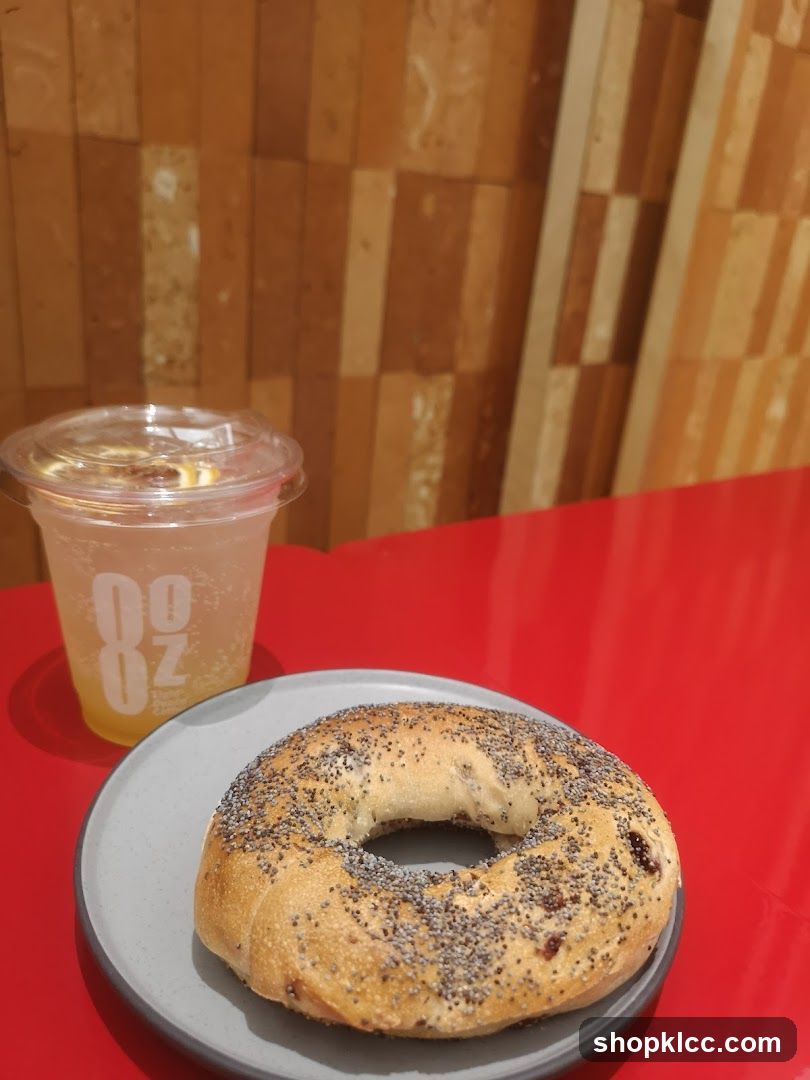 Bagel and Drink