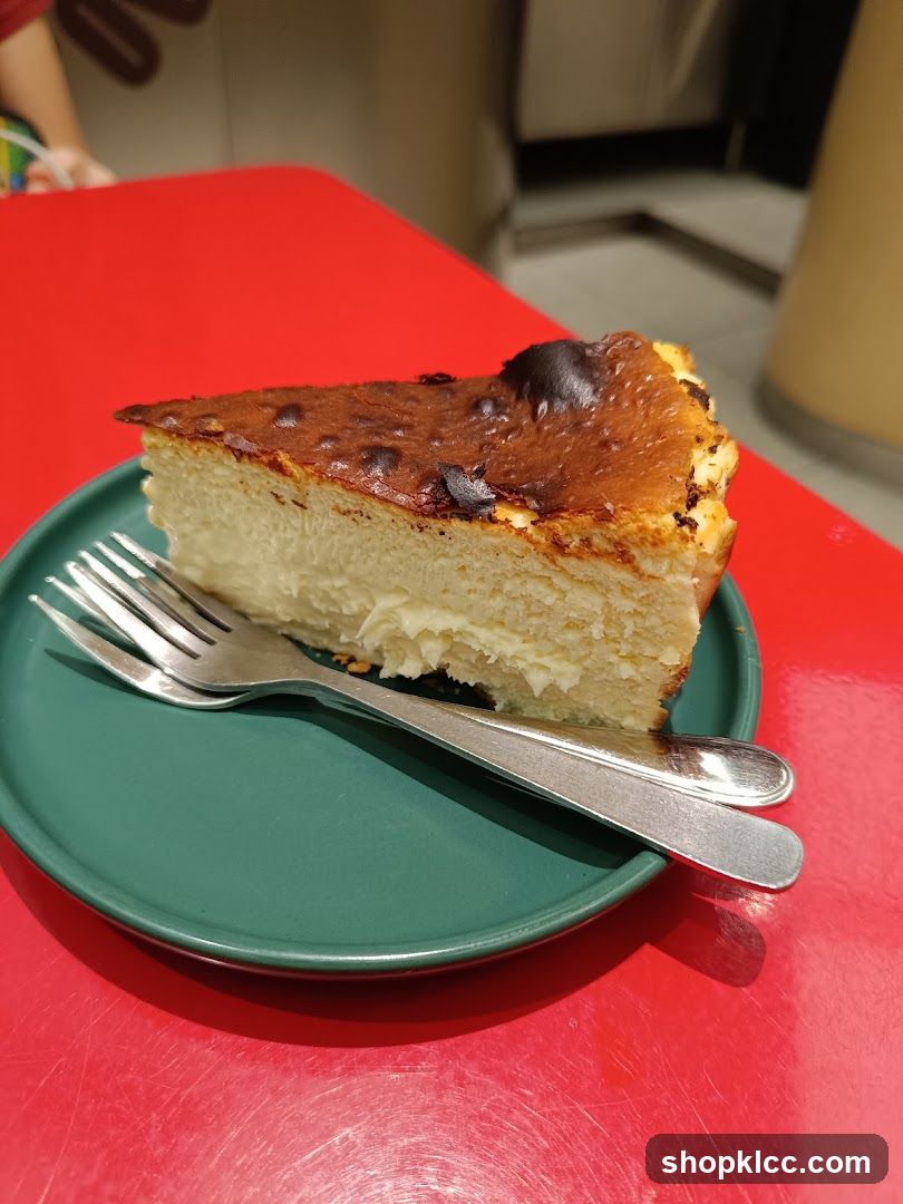 Burnt Basque Cheesecake Slice