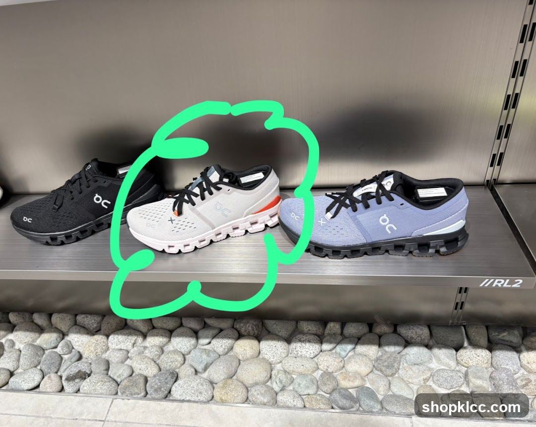 Running Shoes Display