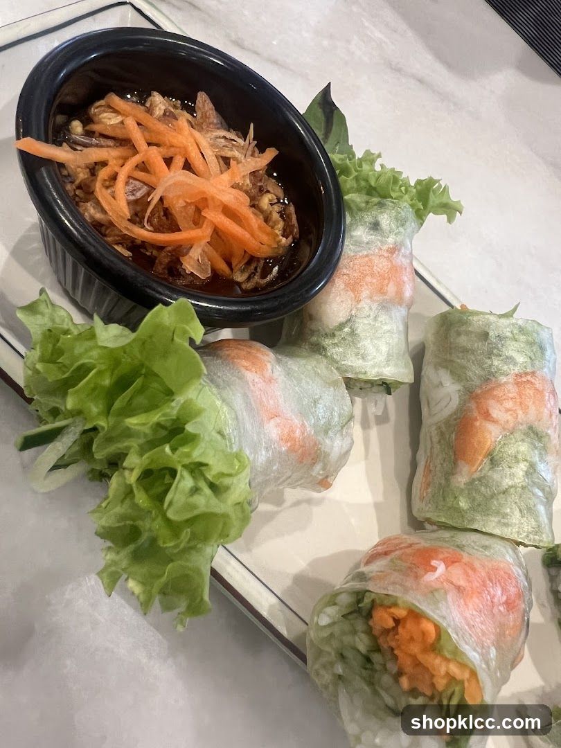 Spring Rolls with Dipping Sauce