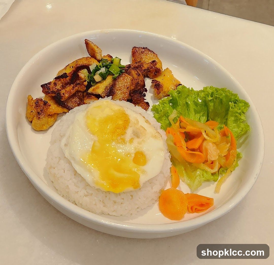 Fried Rice with Egg and Sides