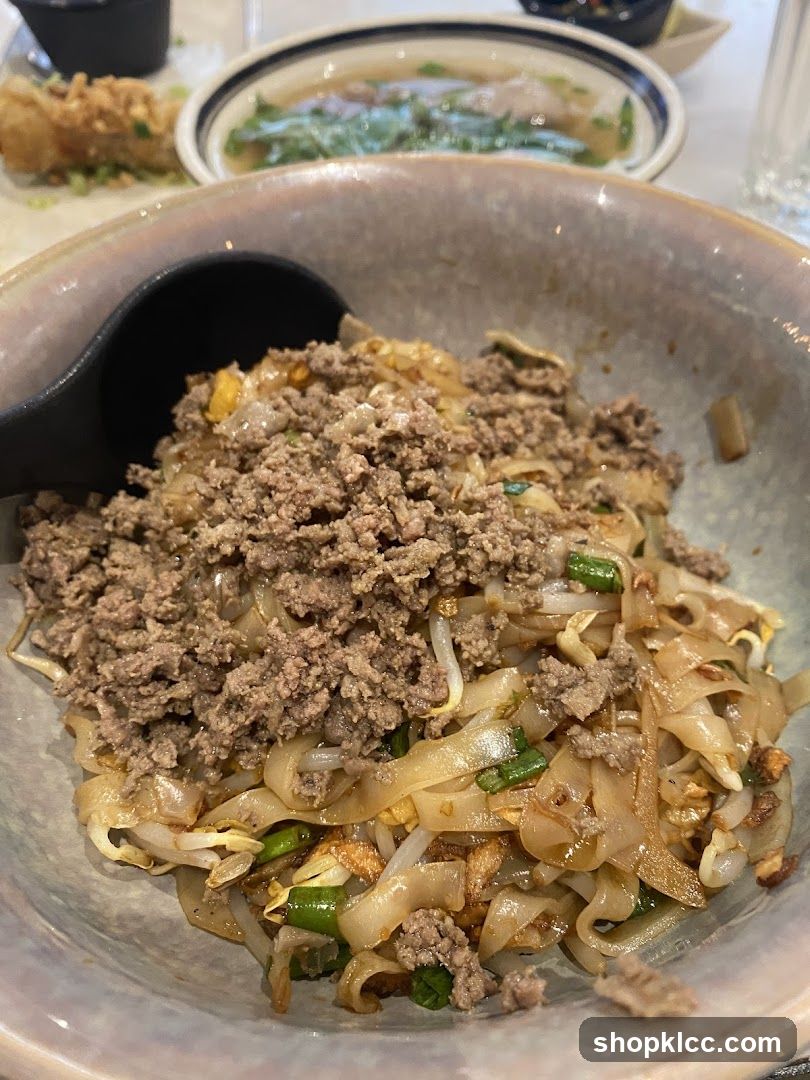 Noodle Dish with Minced Meat