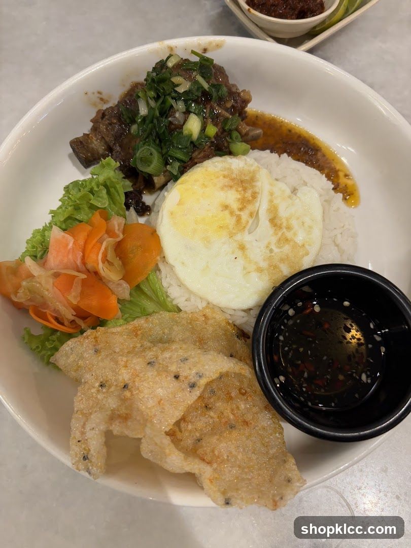 Fried Rice Bowl with Egg and Crispy Chips