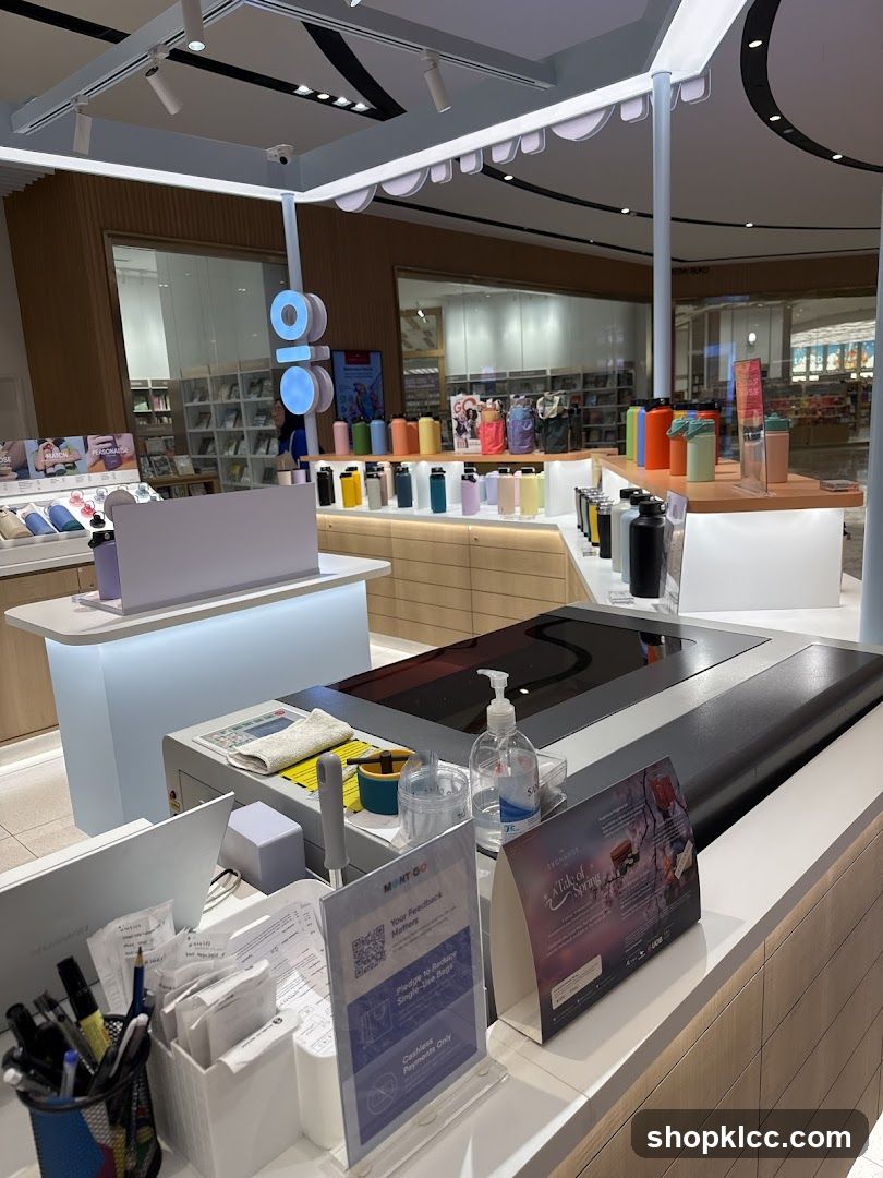 Store Interior with Merchandise Display