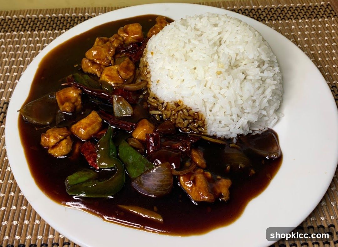 Kung Pao Chicken with Rice