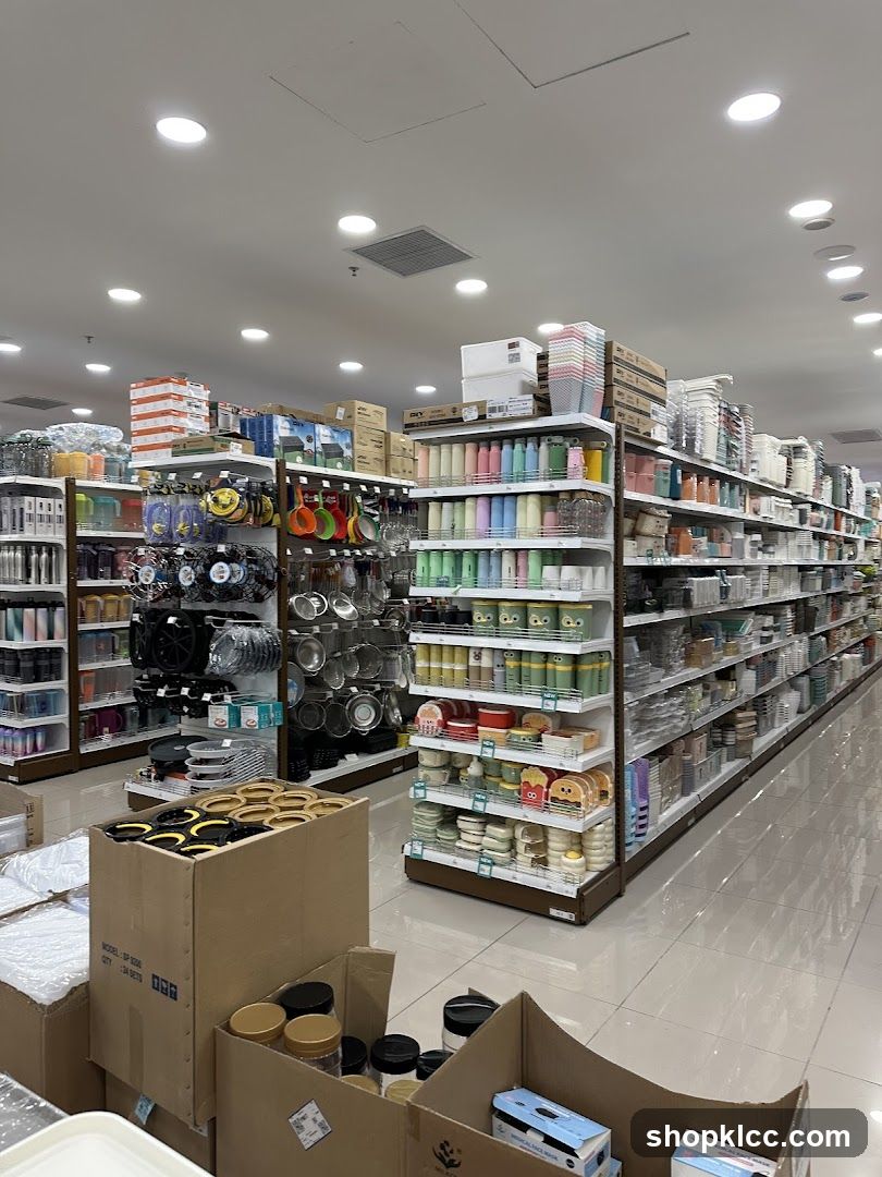 Interior of a Home Goods Store