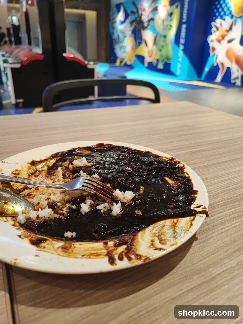 Eaten Meal on Table