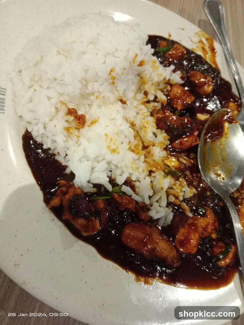 Plate of Chicken with Rice