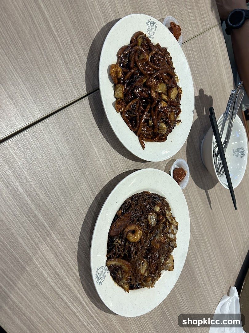 Noodle Dishes on Table