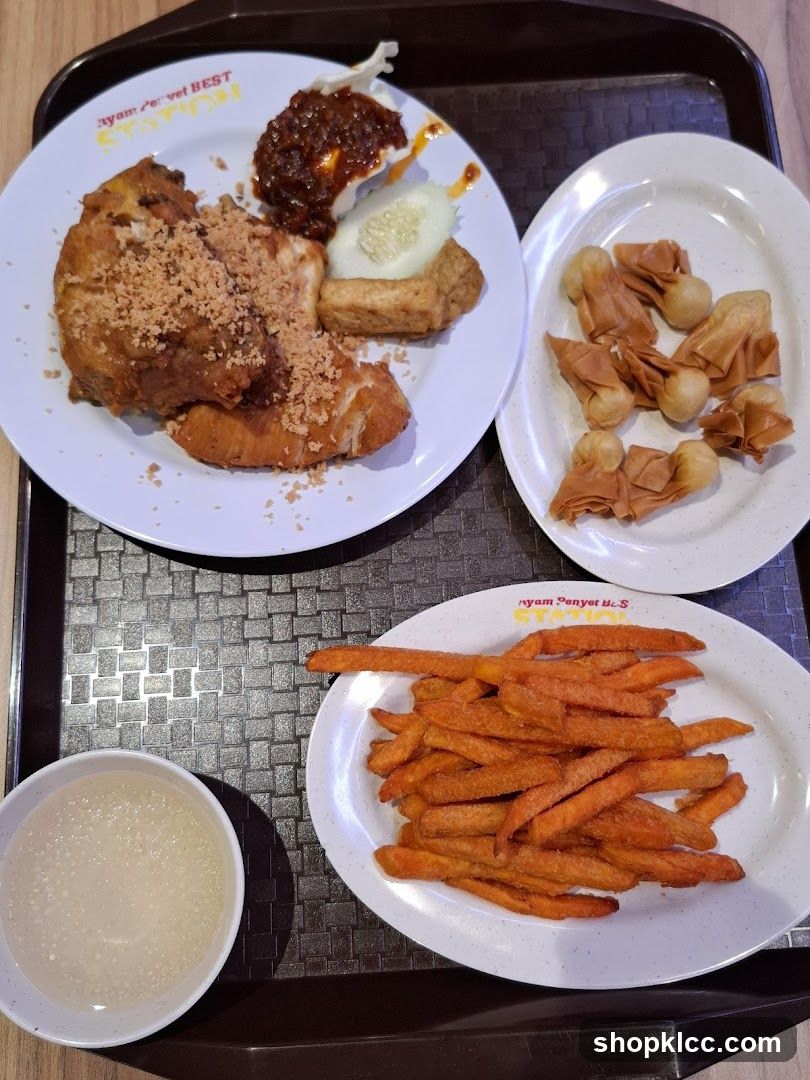 Nyasam Penyet U.S.S. Tray Meal