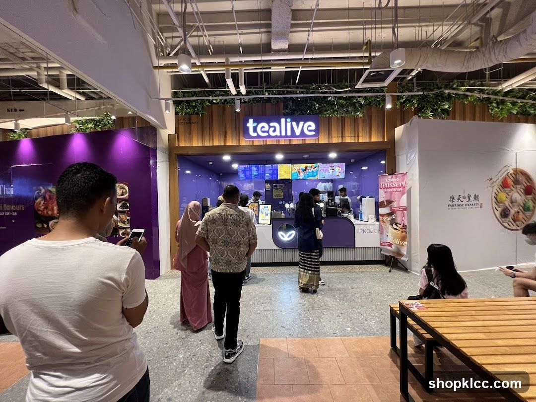 Tealive Store Interior