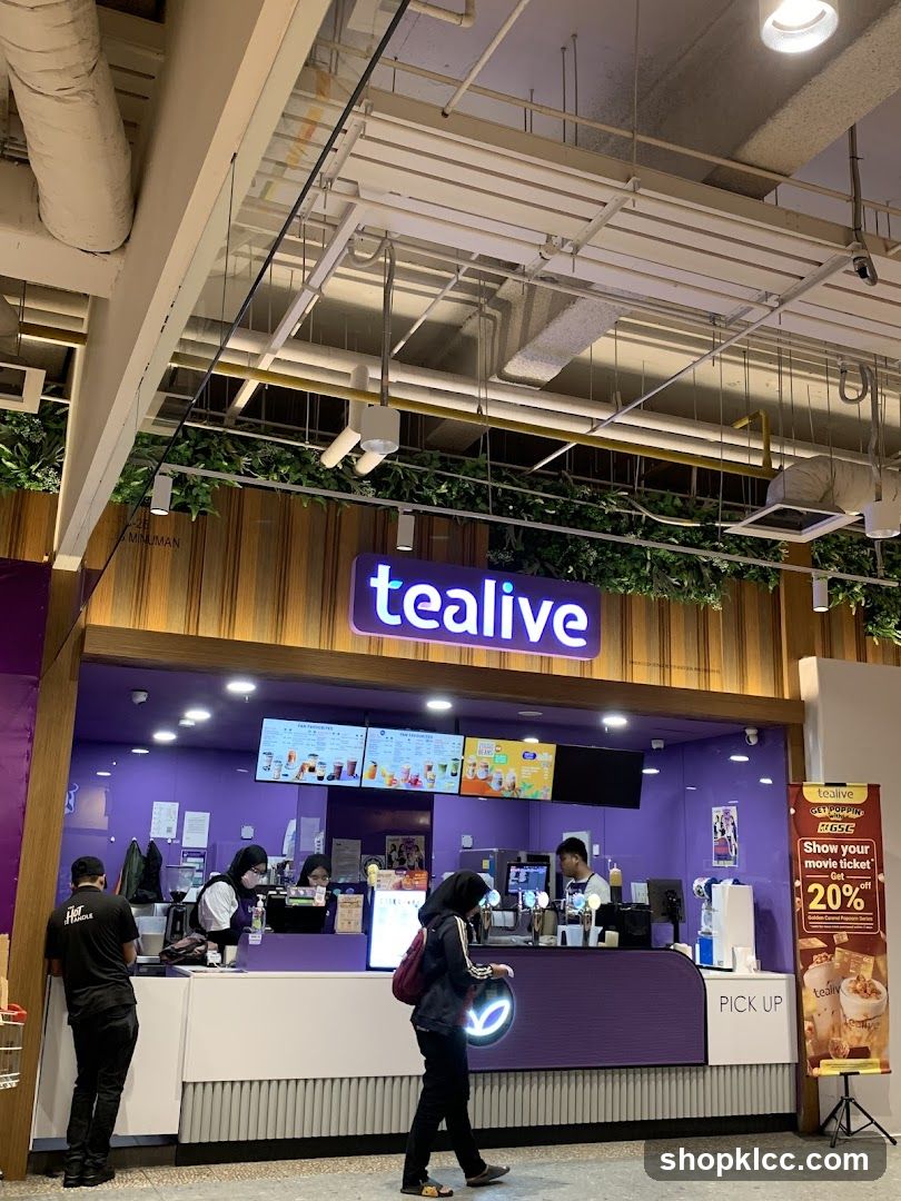 Tealive Store Interior