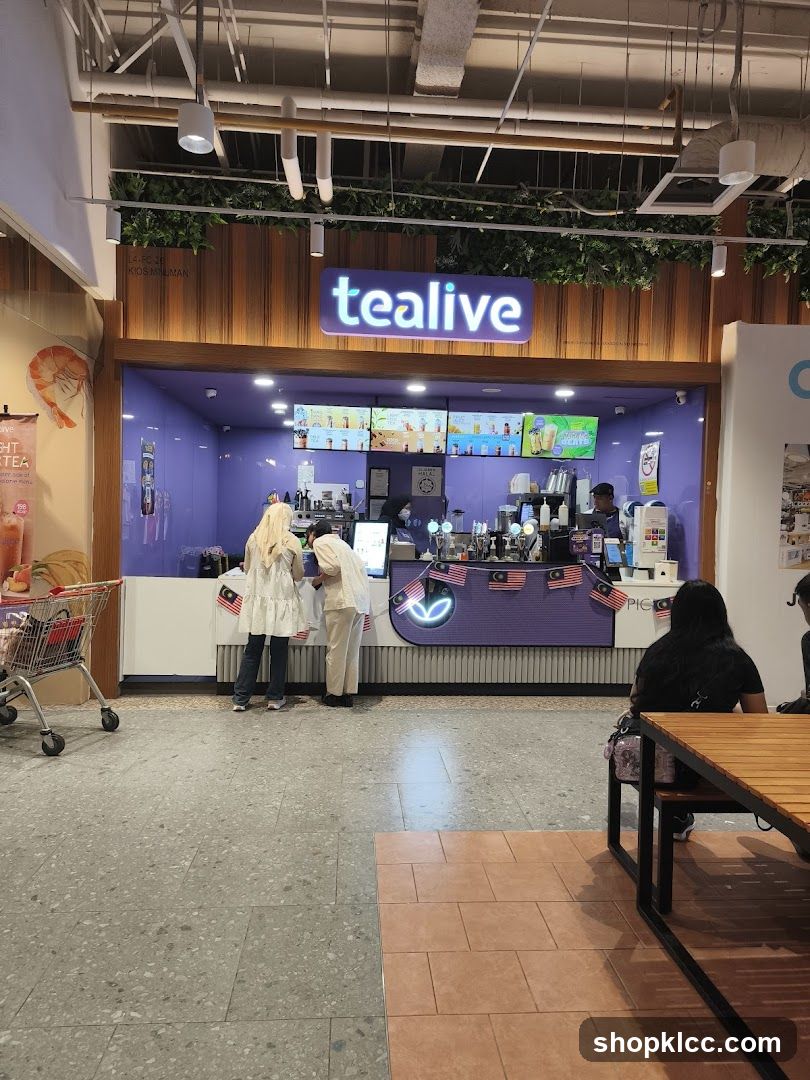 Tealive Store Interior