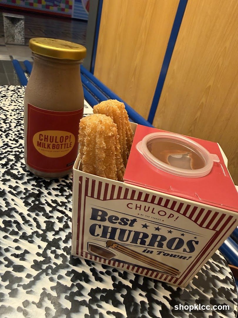 Churros and Milk Bottle