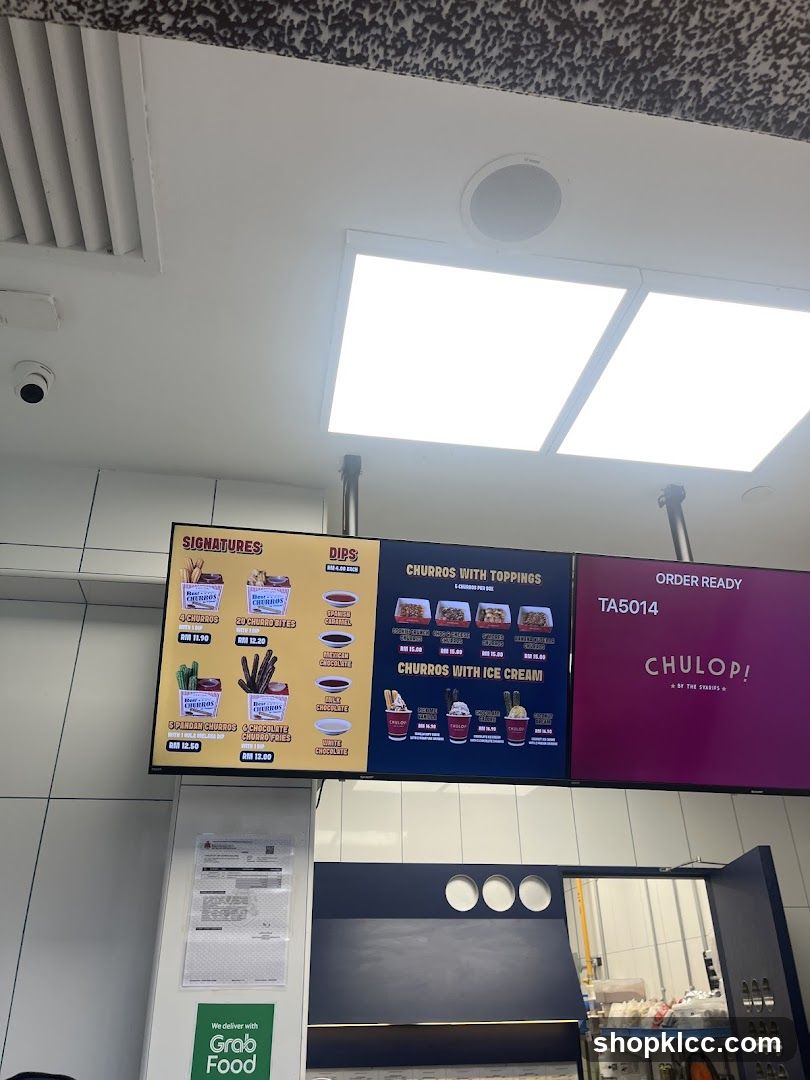 Chulop! Menu