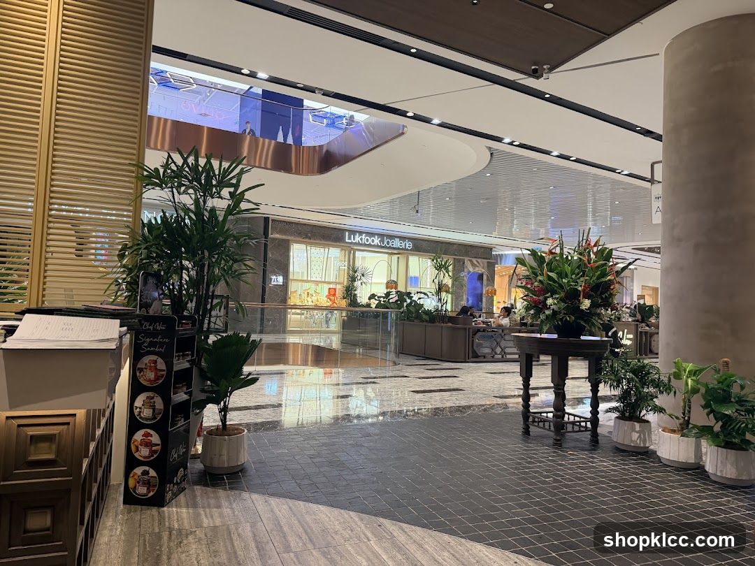 Mall Interior with Jewelry Store