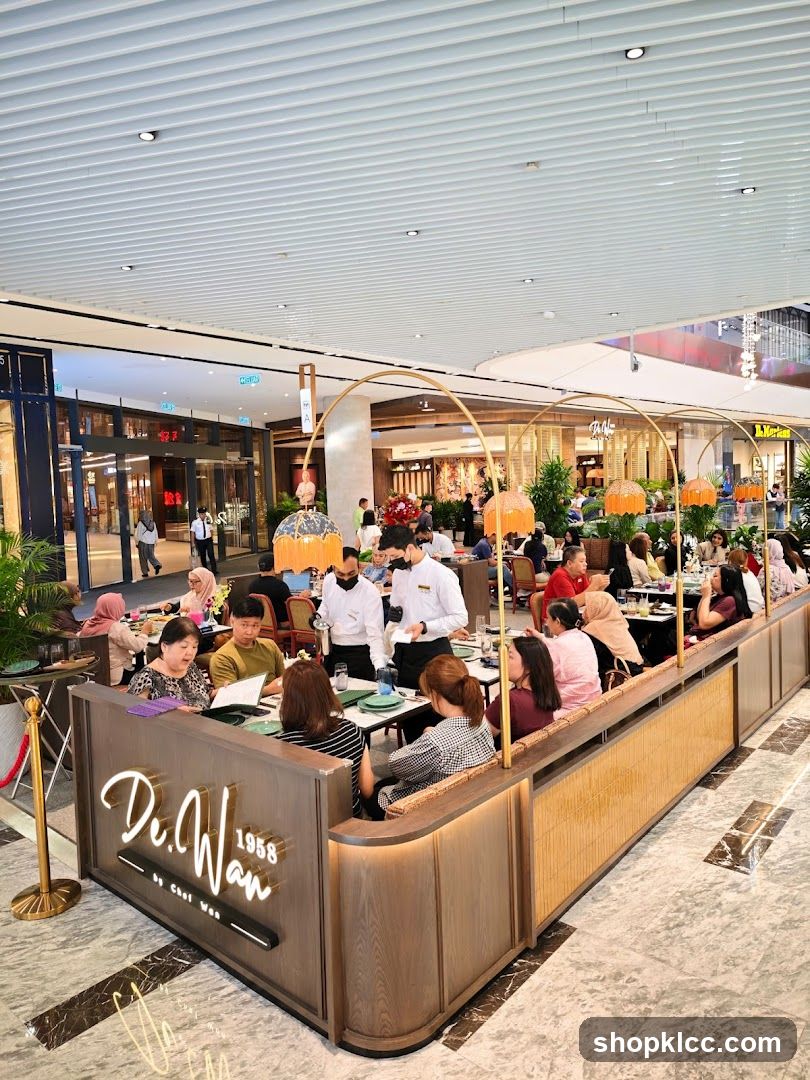 Restaurant Interior with Diners