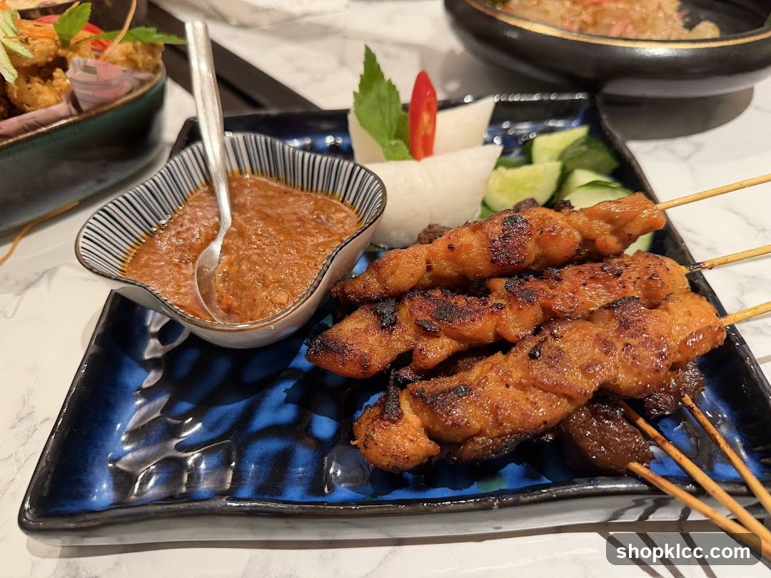 Chicken Satay with Peanut Sauce