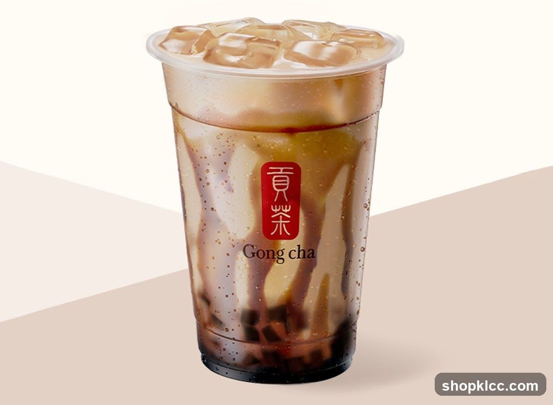 Iced Gong Cha Drink