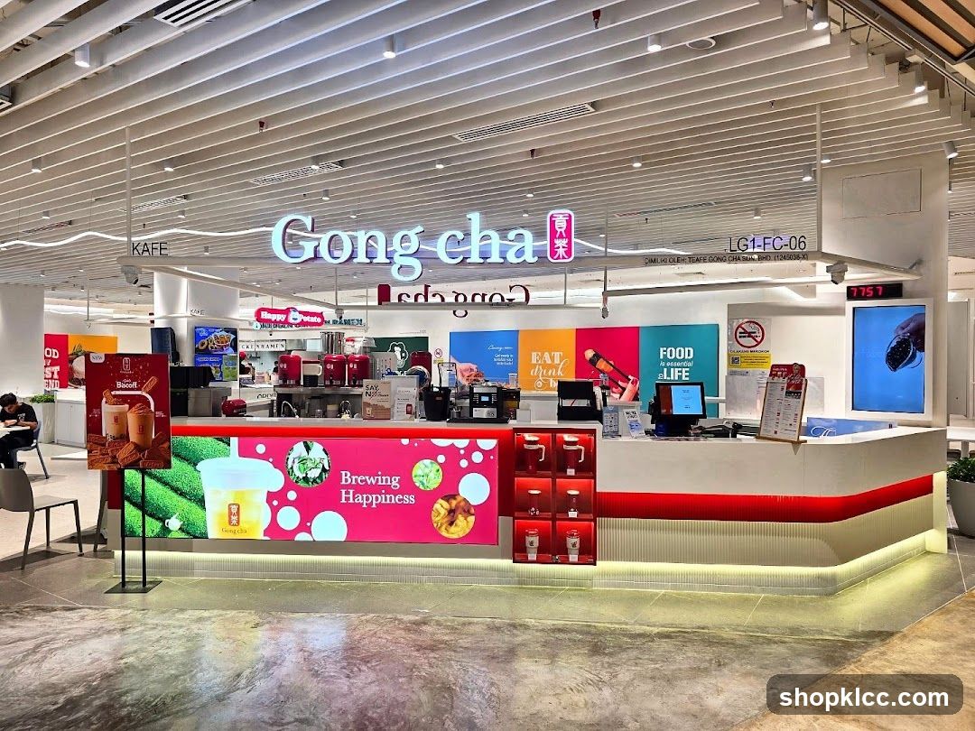 Gong cha Store Interior