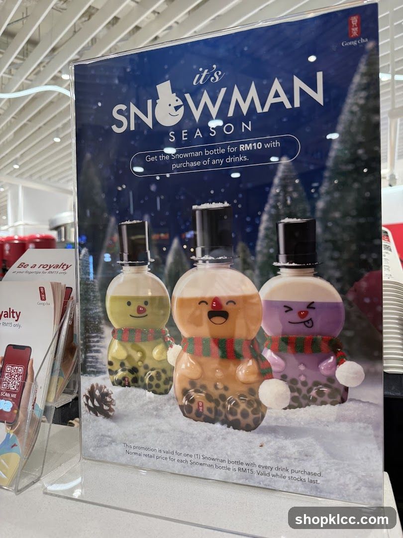 Snowman Season Promotion Display