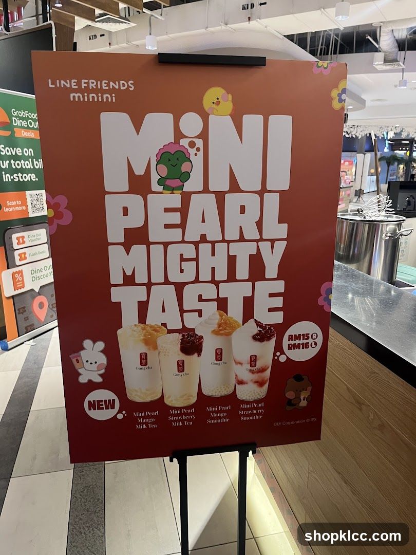 Line Friends Mini Pearl Mighty Taste Ad
