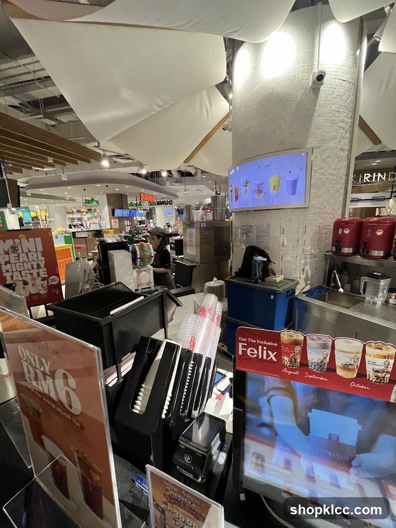 Boba Tea Shop Interior