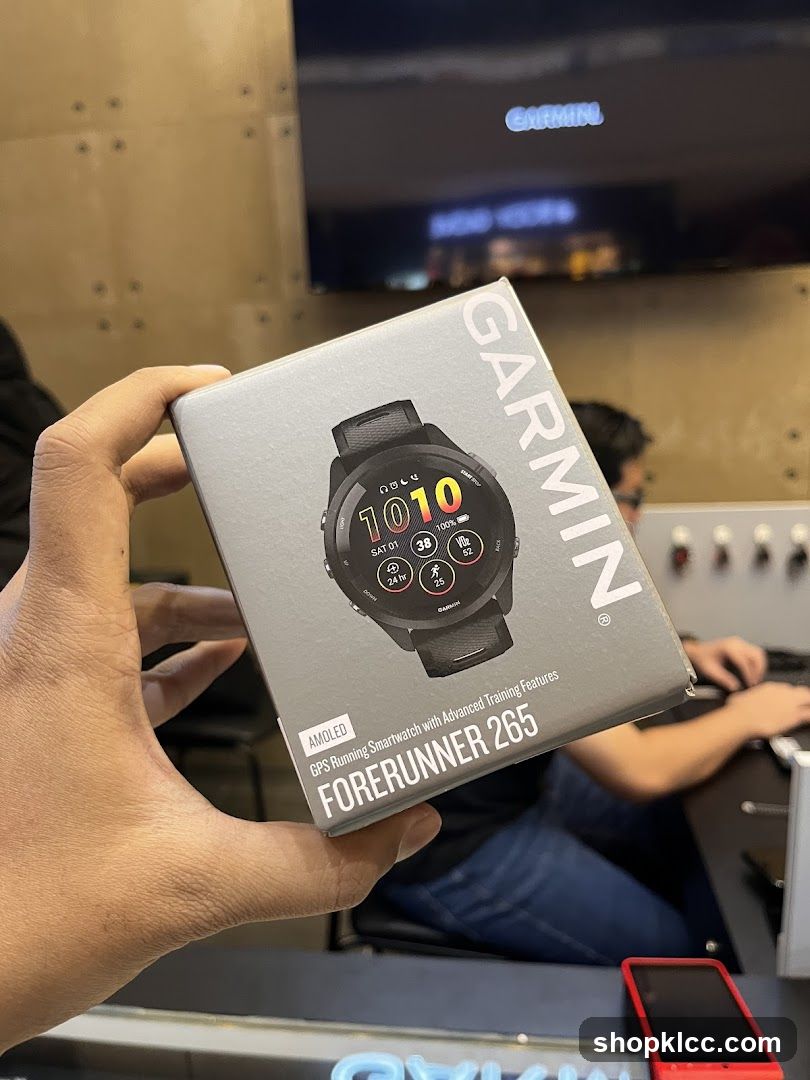 Garmin Forerunner 265 Box Display
