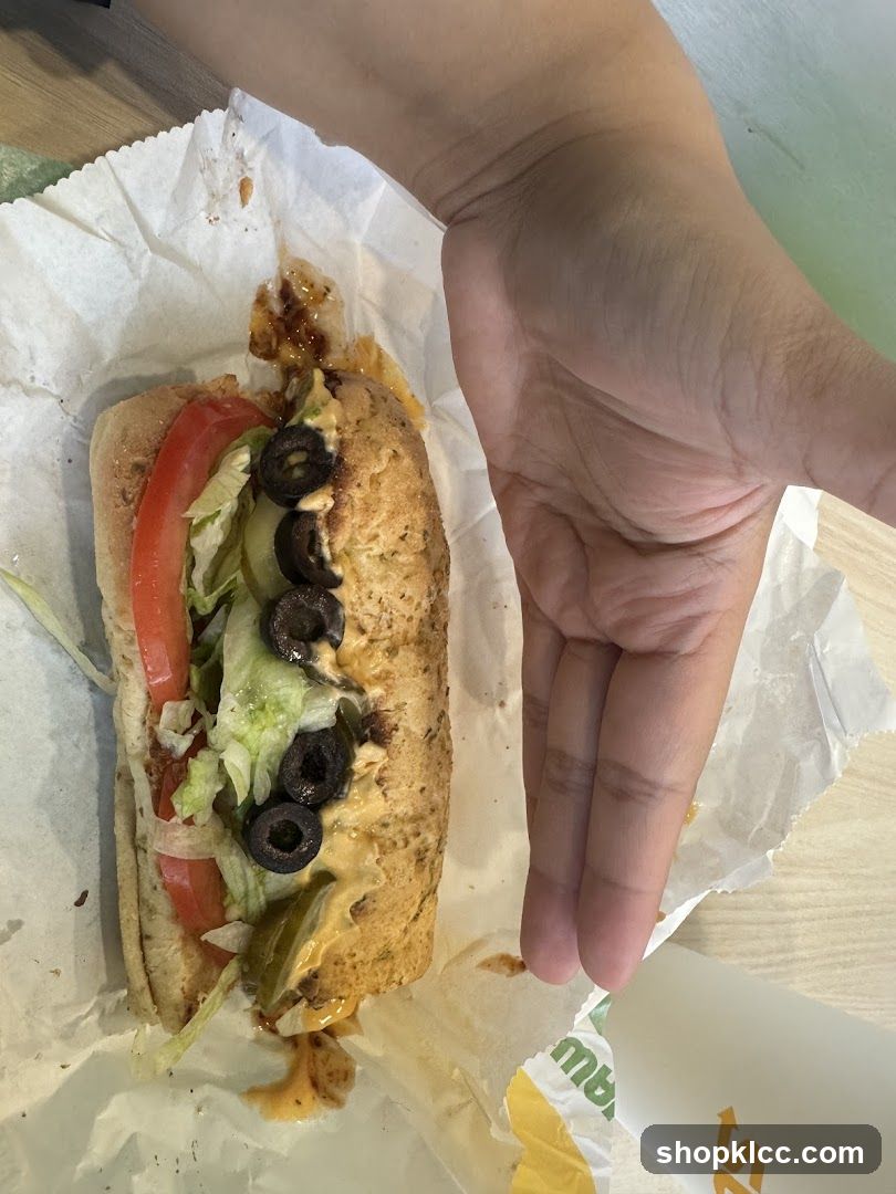 Subway Sandwich and Drink