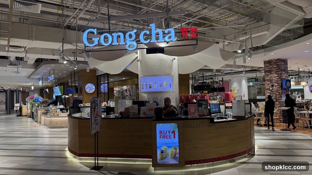 Gong cha interior counter scene