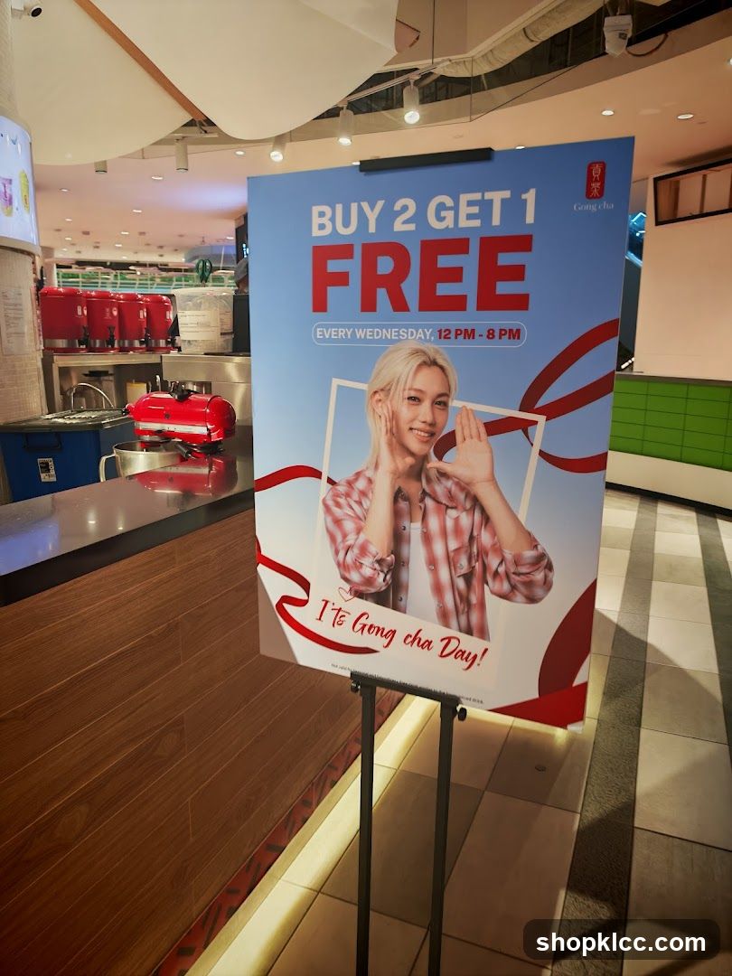 Gong cha Promotion Stand