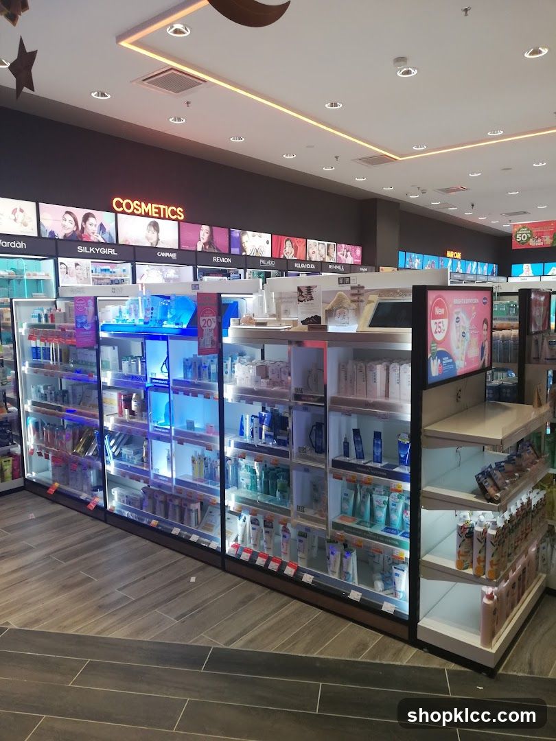 Cosmetics and Hair Care Section