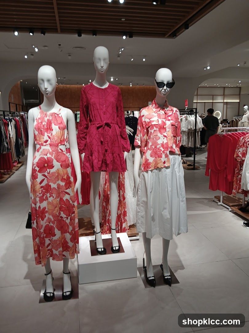 Mannequins in a clothing store
